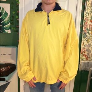 Tommy Hilfiger Yellow and Navy Windbreaker